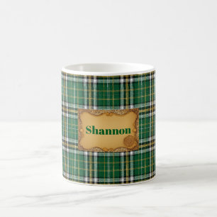 Irländsk Plaid St. Patrick's Day Kaffemugg