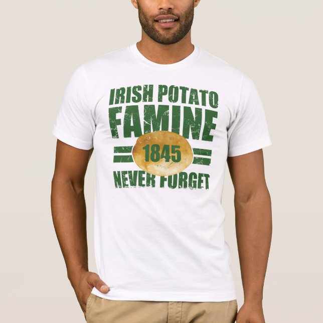 Irländsk potatissvält t-shirt (Framsida)