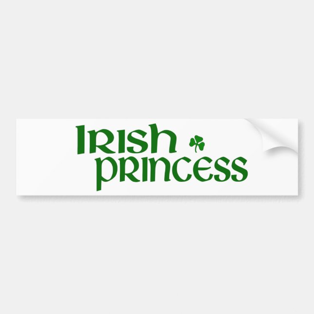 Irländsk Princess Bildekal (Framsidan)