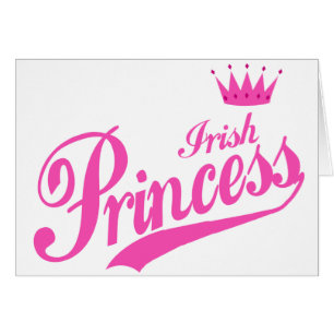 Irländsk Princess Hälsningskort