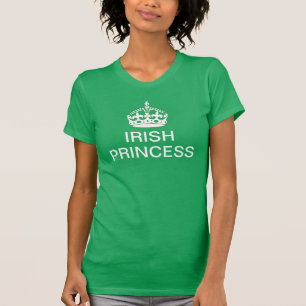 Irländsk Princess på Kelly grönt T Shirt