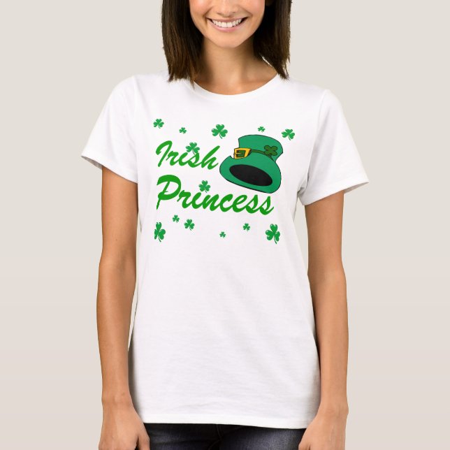 Irländsk Princess Utslagsplats T Shirt (Framsida)