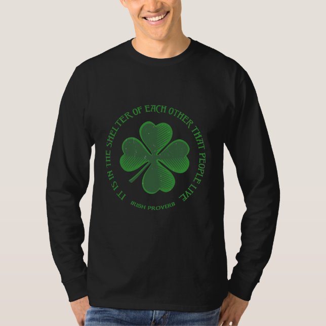 Irländsk Proverb T Shirt (Framsida)