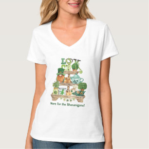 Irländsk prydnadsställning för St. Patrick's Day T Shirt