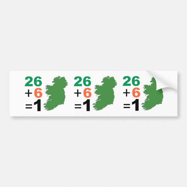 Irländsk republik 26+Bildekal 6=1 Bildekal (Framsidan)