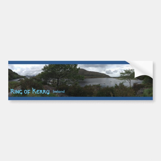 Irländsk ring av den Kerry Irland bildekalen Bildekal (Framsidan)
