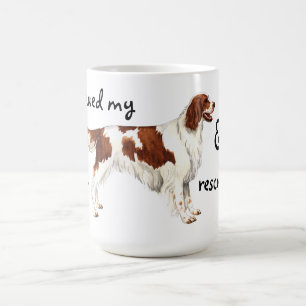 Irländsk röd för rädding och vitSetter Kaffemugg