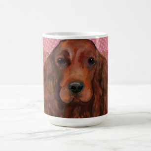 Irländsk röd setter kaffemugg