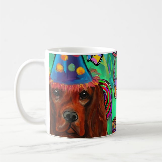 Irländsk röd setter     kaffemugg (Vänster)