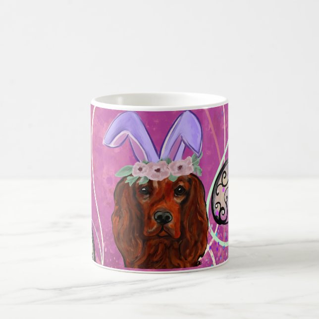 Irländsk röd setter kaffemugg (Center)