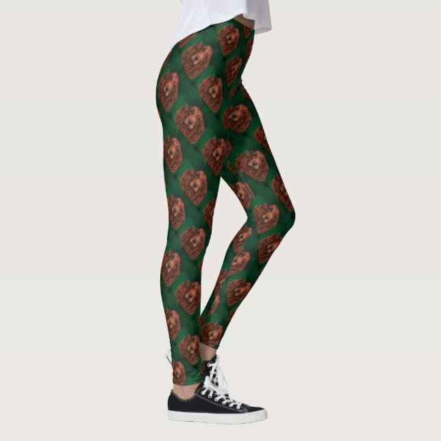 Irländsk röd setter leggings (Höger)
