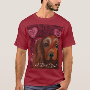 Irländsk Röd Setter T Shirt