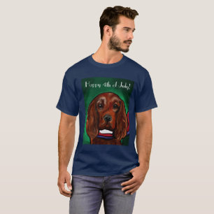 Irländsk röd setter t shirt