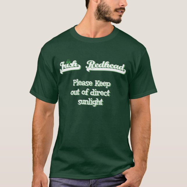 Irländsk rödhårig t-shirt (Framsida)