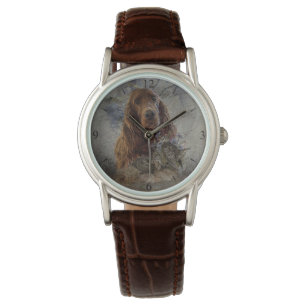 Irländsk setter armbandsur