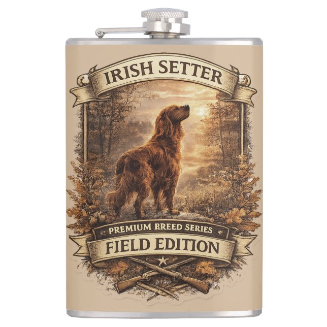 Irländsk Setter Fickplunta (Framsidan)