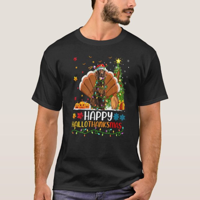 Irländsk Setter Hund   Irländsk Setter Hellothanks T Shirt (Framsida)