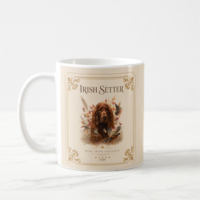 Irländsk Setter Kaffemugg (Vänster)