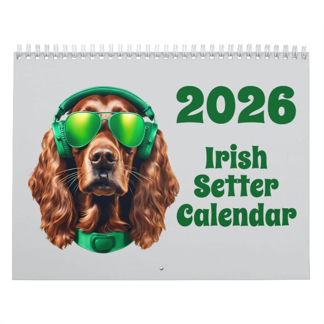 Irländsk Setter-kalender Kalender (Omslag)