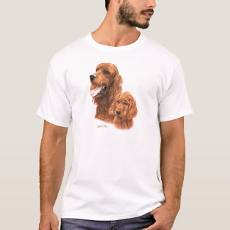 Irländsk Setter & valp Tee Shirt
