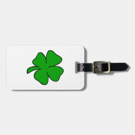 Irländsk Shamrock Bagagebricka