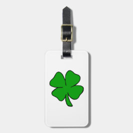 Irländsk Shamrock Bagagebricka