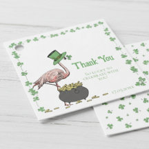 Irländsk Shamrock Flamingo Tack