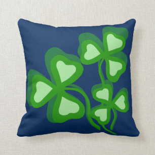 Irländsk Shamrock, grön klöver, Irland shamrock Kudde
