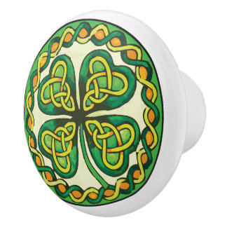 Irländsk Shamrock Knopp