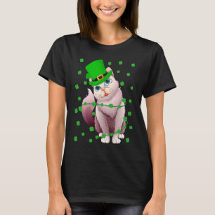 Irländsk Shamrock Leprechaun Balinesisk Katt St Pa T Shirt