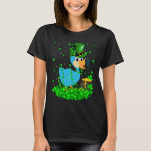 Irländsk Shamrock Leprechaun Dodo Fågel St Patrick T Shirt