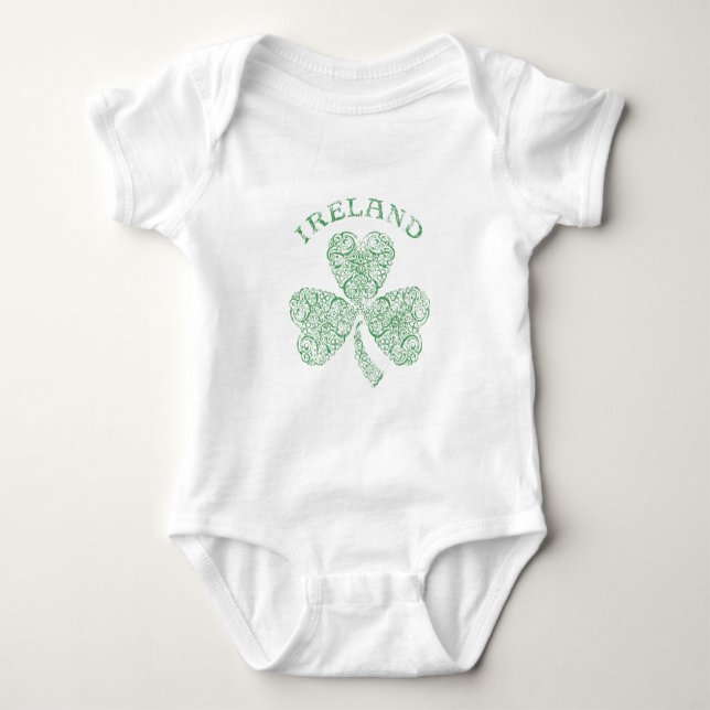 Irländsk Shamrock T-shirt (Framsida)