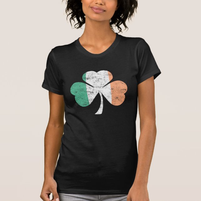 Irländsk Shamrock T Shirt (Framsida)