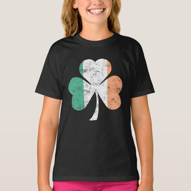 Irländsk Shamrock Tee (Framsida)