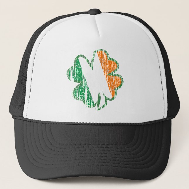 Irländsk Shamrock Truckerkeps (Framsida)