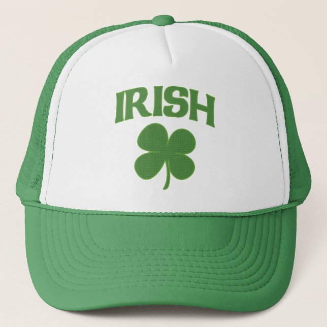 Irländsk Shamrock Truckerkeps (Framsida)