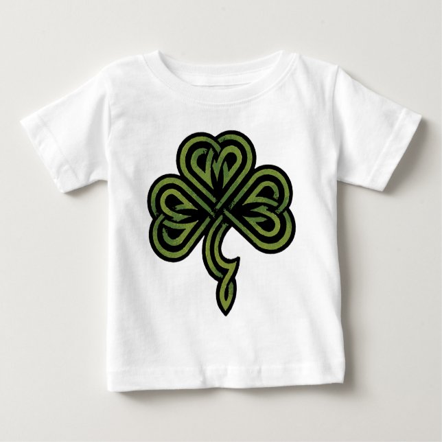 Irländsk Shamrockbaby Tee (Framsida)