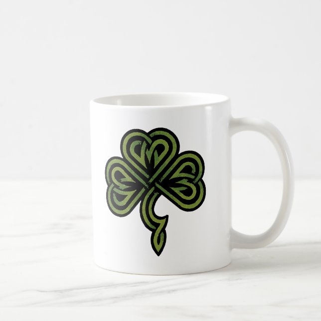 Irländsk Shamrockgåva Kaffemugg (Höger)
