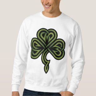 Irländsk ShamrockT-tröja Lång Ärmad Tröja