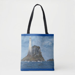 Irländsk shoppingväska, Fastnet Lighthouse, Cork I Tygkasse