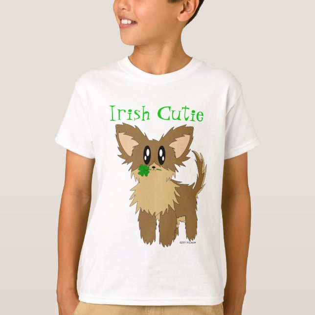 Irländsk skjorta för utslagsplats för Cutie Tee Shirt (Framsida)