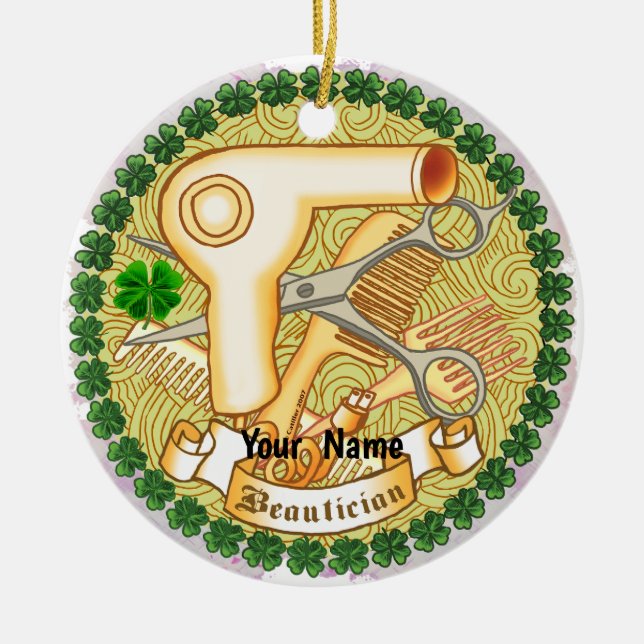 Irländsk skönhetsspecialist ornament (Framsidan)