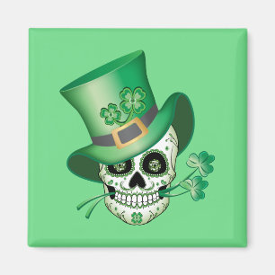 Irländsk sockerskalle magnet