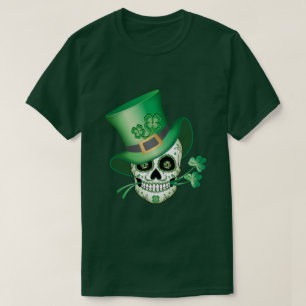 Irländsk sockerskalle t shirt