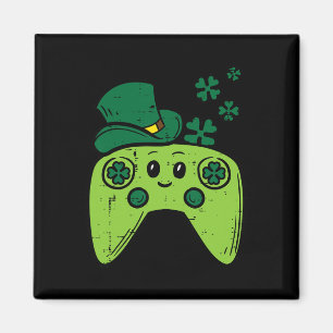 Irländsk spelkontroller St Patrick Day Gamer B Magnet