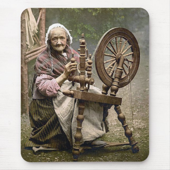 Irländsk Spinner Mousepad Musmatta (Framsidan)
