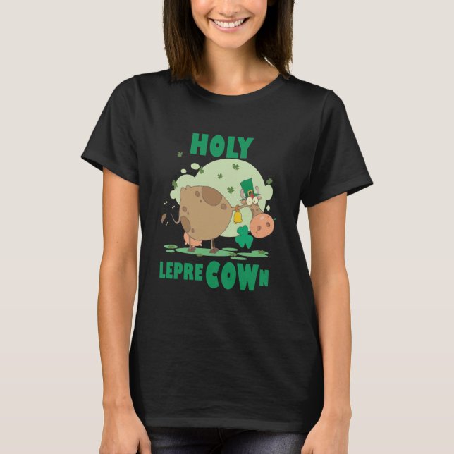 Irländsk St Patricks Day Ko T Shirt (Framsida)