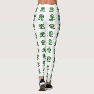 Irländsk st patrick's daydamasker leggings