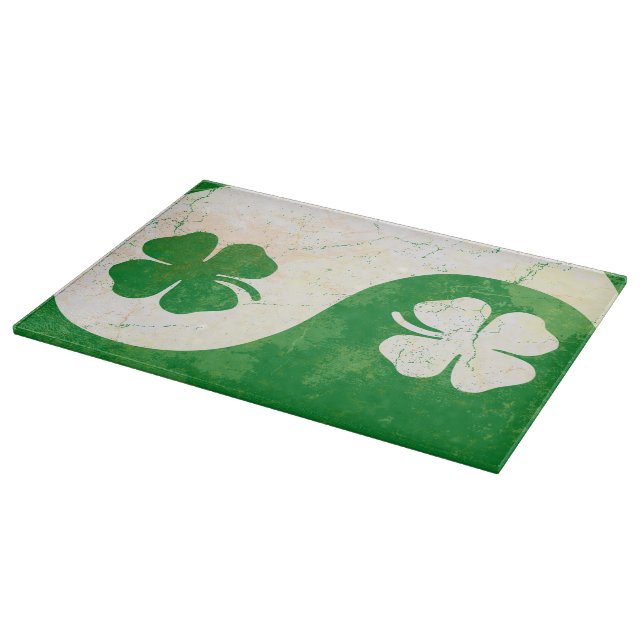 Irländsk st patricks dayShamrockdesign (Hörn)
