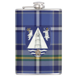 Irländsk ståndsmässig Waterford Tartan & Fickplunta